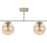Kaja Felix lampada da soffitto 2x10 W ambra-beige K-5781