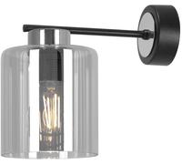 Kaja Luna lampada da parete 1x15 W nero-argento-grafite K-5528