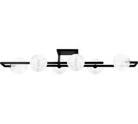 Kaja Parma lampada da soffitto 6x10 W nero-trasparente K-5762