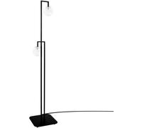 Kaja Parma lampada da terra 2x10 W nero-trasparente K-5764