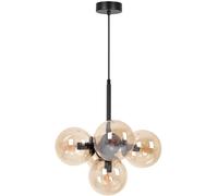 Kaja Piro lampada sospesa 5x10 W nero-ambra K-5368