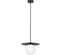 Kaja Robin lampada sospesa 1x10 W bianco-nero K-5435