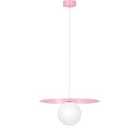 Kaja Robin lampada sospesa 1x10 W bianco-rosa K-5441