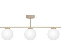 Kaja Savia lampada da soffitto 3x10 W bianco-oro -beige K-5792