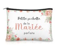 Kajaia Regalo di Matrimonio Pochette per il Trucco da Sposa Sacchetto Cosmetico Borsa da Toeletta Astuccio per Cosmetici con Cerniera Trousse da Viaggio per Addio al Nubilato (Pittura ad Olio)