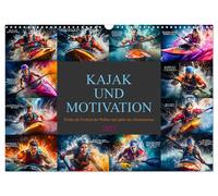 Kajak und Motivation (Wandkalender 2027 DIN A3 quer), CALVENDO Monatskalender
