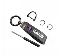 KAJAME Auto Portachiavi Compatibile con per Saab 9-2X 9-3 9-5 9-7x 9-7 9-4x Uomo E Donna Portachiavi Accessori Regali,A-L
