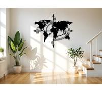 Kajaro - Set di Quadri Moderni Soggiorno - 3 Pezzi, Stampe d'Arte - 3 Pannelli Murali Decorazione Moderna, Quadro Camera da Letto - Foglia Nr. 3, 100x80cm