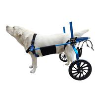 KAJILE Carrozzina Regolabile a 2 Ruote per Cani di Grossa Taglia,Taglia L-3 per la Riabilitazione delle Zampe Posteriori,Altezza 43-53cm,Larghezza 19-25cm,Lunghezza 27-35 cm