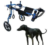 KAJILE Carrozzina Regolabile a 2 Ruote per Cani di Grossa Taglia,Taglia XL-1 per la Riabilitazione delle Zampe Posteriori,Altezza 44-60cm,Larghezza 21-28cm,Lunghezza 30-40cm