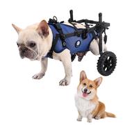 KAJILE Carrozzine per Cani Pieghevoli a Due Ruote Sedia a Rotelle per Coscia