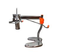 KAJILE Macchina Manuale per la Pasta, Pressa per Noodles in Acciaio Inossidabile con 7 Stampi Intercambiabili e Spazzola per la Pulizia per Spaghetti, Fettuccine e Altro Ancora Fatti in Casa,Argento