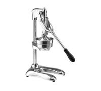 KAJILE Spremiagrumi Manuale,Spremiagrumi in Acciaio Inox con Leva di Pressione,Per Spremifrutti Manuale Arance e Limoni,Argento