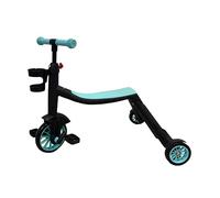 KAJILE Triciclo 7 in 1 per Bambini,Scooter per Interni ed Esterni,Bicicletta di Equilibrio,Bicicletta Multifunzionale con Manubrio a 3 Altezze,Blu