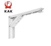 KAK Pieghevole Triangolo Staffa A Parete Bench Table Mensola di Sostegno Nascosta Supporto Da Tavolo Contenitori E Complementi Per Cucina Ferramenta Per Mobili