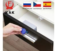 KAK Serratura elettronica Armadietto RFID Serratura per armadietto Serratura con sensore invisibile Serrature per cassetti nascosti Serratura di sicurezza per bambini senza chiave Hardware per porta B