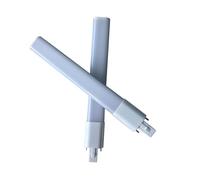 KAKAK 2 pezzi Lampadina LED dimmerabile G23 Tubo a barra 8W Gx23 Testa Lampada PL orizzontale ultrasottile con copertura in PC per casa garage magazzino(Natural White 4000K,G23)