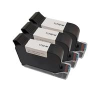 KAKAK Cartucce d'inchiostro originali 1730M da 12,7 mm, inchiostro solvente nero impermeabile for stampante a getto d'inchiostro per testo codice(3PCS)
