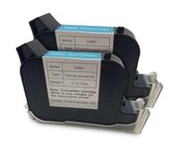 KAKAK Cartuccia d'inchiostro ad asciugatura rapida a base d'acqua eco solvente da 2 pezzi 2588 2588+ 12,7 mm Per Vari Materiali(2 red cartridges)