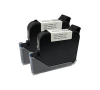 KAKAK Cartuccia D'inchiostro For Stampante A Getto D'inchiostro Portatile Online 1309S Da 25,4 Mm, Inchiostro Nero Solvente Impermeabile Ad Asciugatura Rapida per testo codice(2PCS)