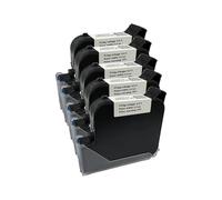 KAKAK Cartuccia D'inchiostro For Stampante A Getto D'inchiostro Portatile Online 1309S Da 25,4 Mm, Inchiostro Nero Solvente Impermeabile Ad Asciugatura Rapida per testo codice(5PCS)
