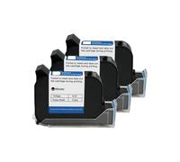 KAKAK Cartuccia for stampante a getto d'inchiostro portatile online Economy da 12,7 mm Inchiostro nero solvente resistente all'acqua ad asciugatura rapida per testo codice a barre data ora, ecc(3PCS)