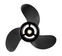 KAKAK Elica ad Alte Prestazioni, fuoribordo for Barca in Alluminio 9X10 1/2 8 Denti scanalati a 3 Pale for 6-15 48-828158A12 Parti del Motore della Barca