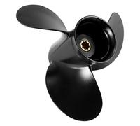 KAKAK Elica ad Alte Prestazioni, fuoribordo for Barca in Alluminio 9X10 1/2 8 Denti scanalati a 3 Pale Parti del Motore della Barca