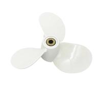 KAKAK Elica fuoribordo for Motore Marino a 9 scanalature, 3 Pale e 4 CV, 5 CV e 6 CV, 7 1/2x4, in Lega di Alluminio Parti del Motore della Barca