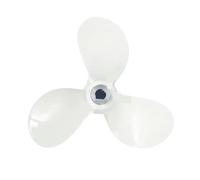 KAKAK Elica fuoribordo for Motore Marino scanalato con Trasmissione a Perno a 3 Pale in Lega di Alluminio da 40 CV, 11 1/2x12 Parti del Motore della Barca