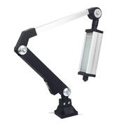 KAKAK Lampada da lavoro a LED for macchine utensili 24V 36V 220V Braccio lungo CNC Tornio Punzonatrice Fresatura Luce pieghevole Impermeabile per macchine utensili da tornio(32W,24V)