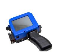 KAKAK Mini stampante portatile da 12,7 mm Mini stampante rimovibile Bar Codice Data Numero Stampante a getto d'inchiostro portatile per testo codice a barre data ora, ecc(Model2)