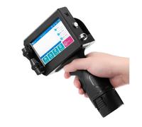 KAKAK Pistola for stampante a getto d'inchiostro portatile da 12,7 mm con inchiostro ad asciugatura rapida for codice a barre QR, logo, data per testo codice(Non Cartridge)