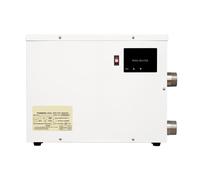 KAKAK Pompa di Calore for Piscina da 5,5-15 kW con Display Touch Digitale, scaldabagno Elettrico in Linea for Spa, vasche da Bagno e Relax con Elevata efficienza di Riscaldamento(9KW)