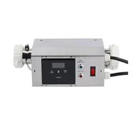 KAKAK Riscaldatore Elettrico for Piscina e Vasca idromassaggio da 2 kW, termostato e regolatore for Il Riscaldamento della Piscina con Elevata efficienza di Riscaldamento