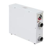 KAKAK Riscaldatore Elettrico for Piscine Fuori Terra e interrate, Pompa di Calore for Piscine Esterne con Controllo a manopola for vasche da Bagno e Spa con Elevata efficienza di Riscaldamento(18KW)