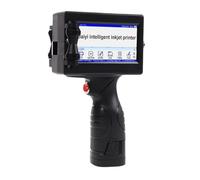 KAKAK Stampante a getto d'inchiostro da 25,4 mm for data, numero, logo, codice a barre, codice QR, macchina portatile per testo codice a barre data ora, ecc(25.4mm-with 1 ink)