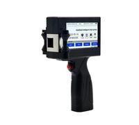 KAKAK Stampante a getto d'inchiostro portatile, piccola produzione, data di scadenza, macchina for la codifica, stampa senza sbiadimento per testo codice a barre data ora, ecc(1 printer 1 ink)