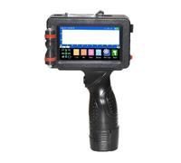 KAKAK Stampante a getto d'inchiostro portatile portatile con corpo in metallo da 25,4 mm, codice a barre, codice a barre, numero di, logo per testo codice a barre data ora, ecc(25.4mm with 2 ink)