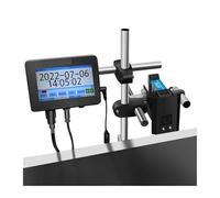 KAKAK Stampante del numero di della data di produzione della catena di montaggio automatica della codificatrice automatica di caratteri grandi da 25,4 mm per testo codice a barre data ora, ecc