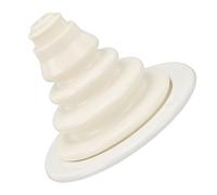 KAKAKE Avvio per Cavo per Sartiame per Barche Resistente all'Usura Facile da Installare per Barca a Motore Peschereccio Plastica Siliconica (Bianco)