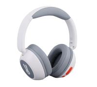 KAKAKE Cuffie Bluetooth Colorate con LED per Bambini con Limite di Volume e Tempo di Riproduzione di 25 Ore, Ideali per Viaggi e Sport, Leggere e Confortevoli (Bianco)