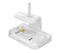 KAKAKE Stazione di Ricarica per Controller VR Ricarica Efficiente Illuminazione RGB Supporto di per Controller per Cuffie VR con 2 Batterie per gli Appassionati di realtà Virtuale (Bianca)