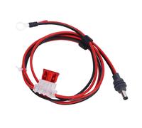 KAKAKE Terminale in Gomma e Rame Al Cavo di Alimentazione con Spina CC con Fusibile da 12-24 V per Antenne Paraboliche Fuori Rete (#2)