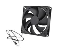 KAKAKE Ventola per Case PWM Ad Alta velocità da 100 Mm a Basso Rumore per il Raffreddamento del Computer, Controllo Intelligente della Temperatura, 4 Pin,