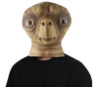 Kakamanon Alien Mask, Maschera Aliena Allarmante Orrore ET Maschera in Lattice a Testa Piena Realistica Umana per Halloween, Carnevale