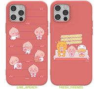 Kakao Friends Just Apeach Custodia morbida per iPhone 13 Pro Pro Max 13 mini