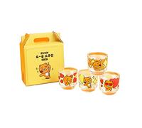 Kakao Ryan Soju - Set di 4 bicchieri da tiro a temperatura alternata