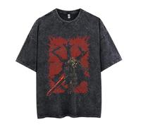 kakazoomm store Maglietta Berserker Guts Casca Griffith Lavate Maniche Corte Magliette Anime Merch Regali Ragazzi Ragazze Donne Uomini