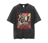 kakazoomm store Maglietta Berserker Guts Casca Griffith Lavate Maniche Corte Magliette Anime Merch Regali Ragazzi Ragazze Donne Uomini